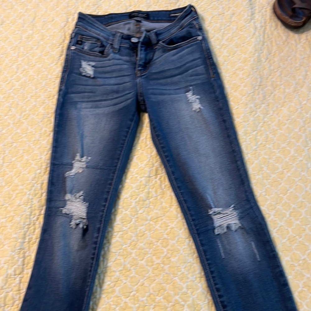 Cropped skinny jeans